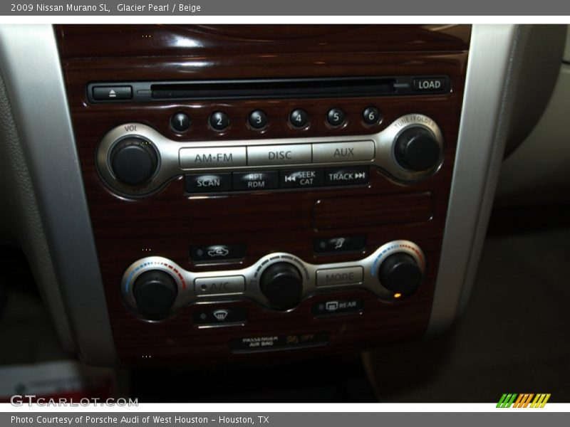 Glacier Pearl / Beige 2009 Nissan Murano SL