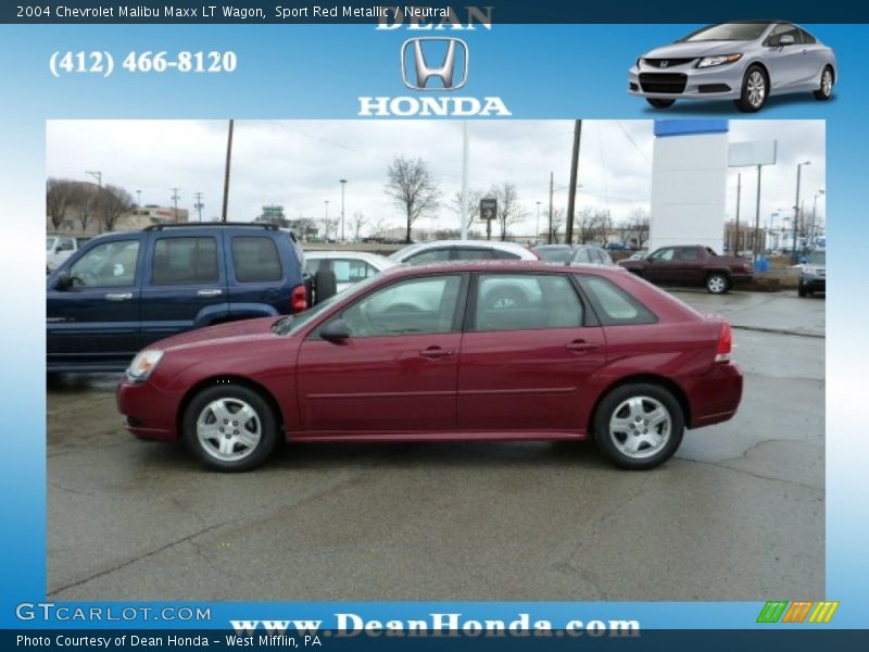 Sport Red Metallic / Neutral 2004 Chevrolet Malibu Maxx LT Wagon