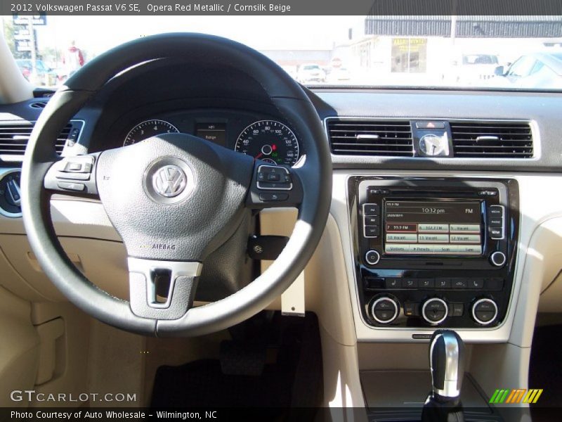 Opera Red Metallic / Cornsilk Beige 2012 Volkswagen Passat V6 SE