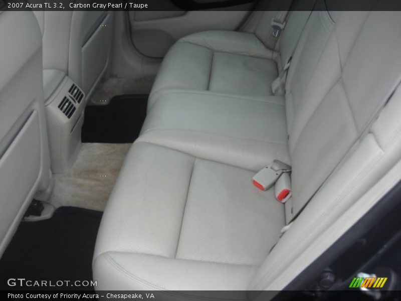 Carbon Gray Pearl / Taupe 2007 Acura TL 3.2