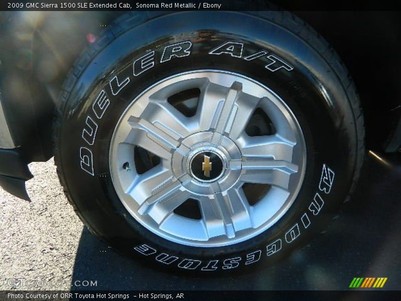 Sonoma Red Metallic / Ebony 2009 GMC Sierra 1500 SLE Extended Cab
