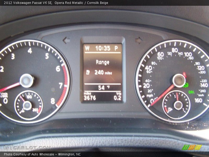 Opera Red Metallic / Cornsilk Beige 2012 Volkswagen Passat V6 SE