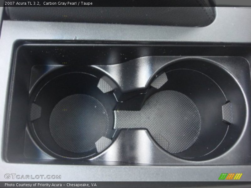 Carbon Gray Pearl / Taupe 2007 Acura TL 3.2