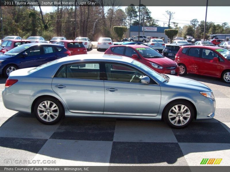 Zephyr Blue Metallic / Light Gray 2011 Toyota Avalon