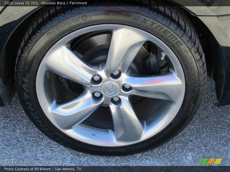 Obsidian Black / Parchment 2010 Lexus GS 350