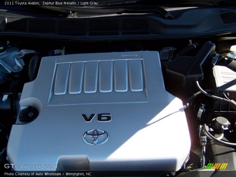 Zephyr Blue Metallic / Light Gray 2011 Toyota Avalon