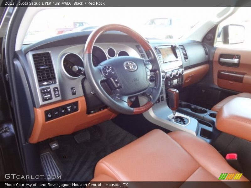 Red Rock Interior - 2012 Sequoia Platinum 4WD 