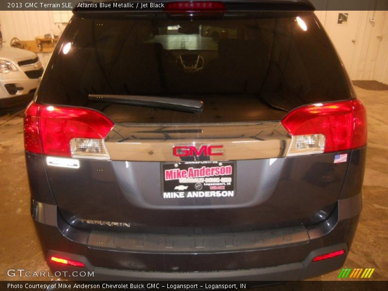 Atlantis Blue Metallic / Jet Black 2013 GMC Terrain SLE