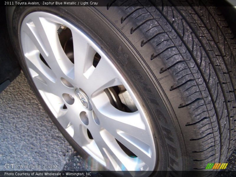 Zephyr Blue Metallic / Light Gray 2011 Toyota Avalon
