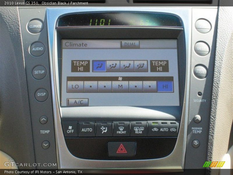Obsidian Black / Parchment 2010 Lexus GS 350