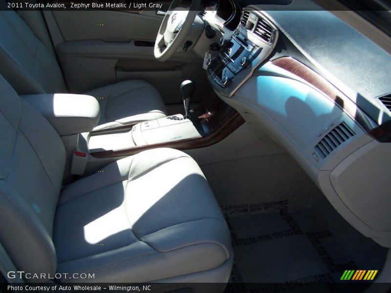 Zephyr Blue Metallic / Light Gray 2011 Toyota Avalon