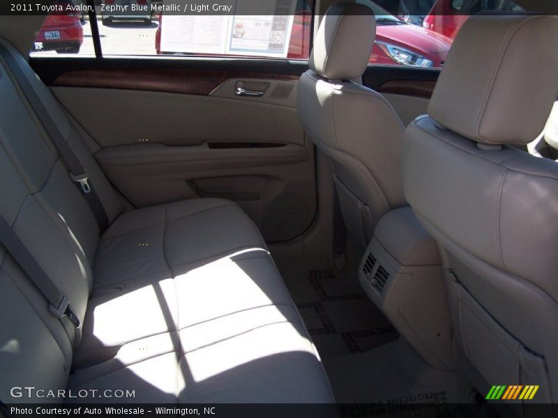 Zephyr Blue Metallic / Light Gray 2011 Toyota Avalon