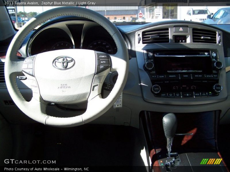 Zephyr Blue Metallic / Light Gray 2011 Toyota Avalon