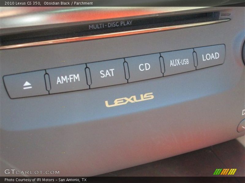 Obsidian Black / Parchment 2010 Lexus GS 350