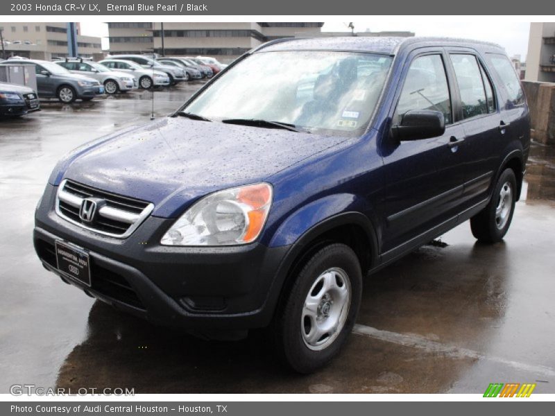 Eternal Blue Pearl / Black 2003 Honda CR-V LX