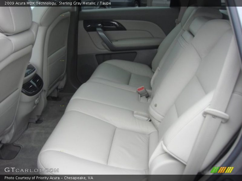Sterling Gray Metallic / Taupe 2009 Acura MDX Technology