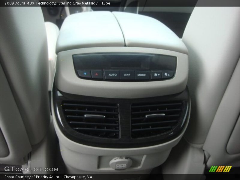 Sterling Gray Metallic / Taupe 2009 Acura MDX Technology