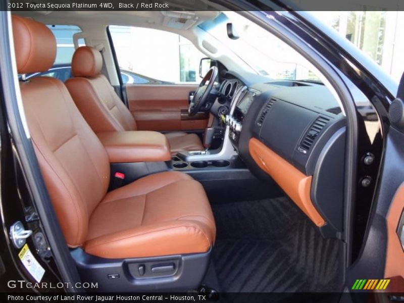 Front Seat of 2012 Sequoia Platinum 4WD