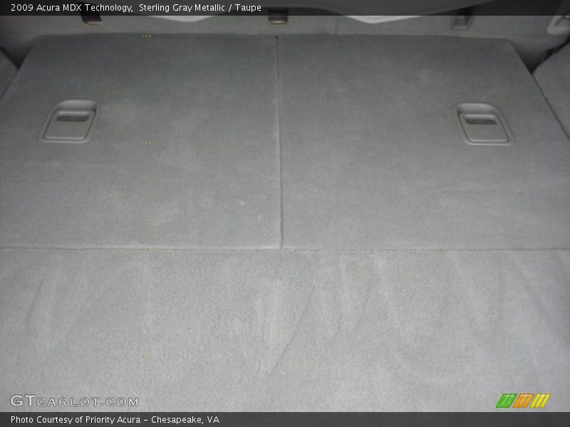 Sterling Gray Metallic / Taupe 2009 Acura MDX Technology