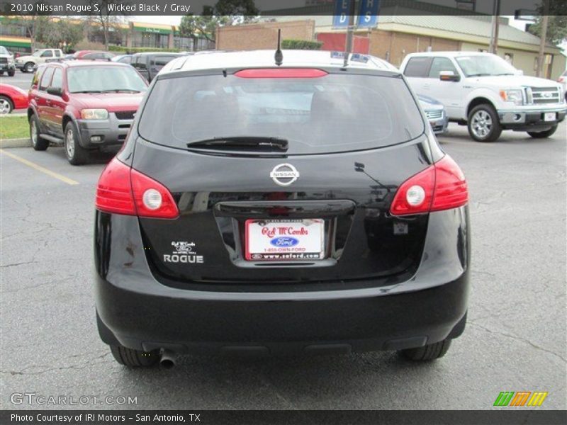 Wicked Black / Gray 2010 Nissan Rogue S