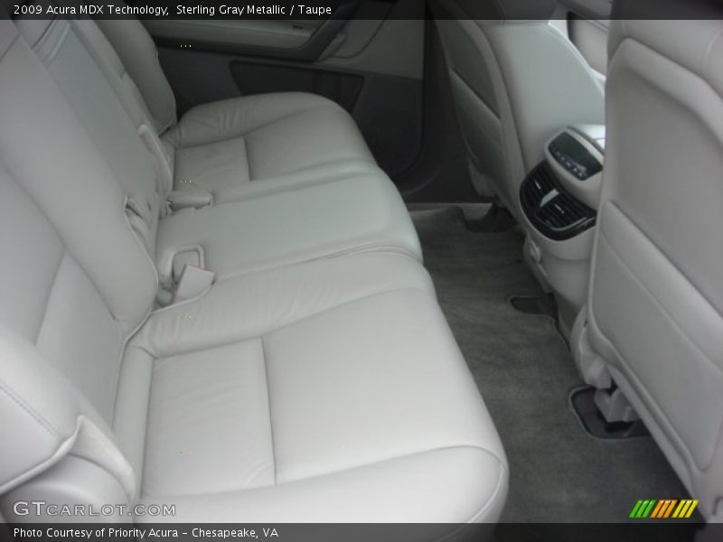Sterling Gray Metallic / Taupe 2009 Acura MDX Technology