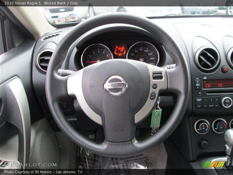 Wicked Black / Gray 2010 Nissan Rogue S