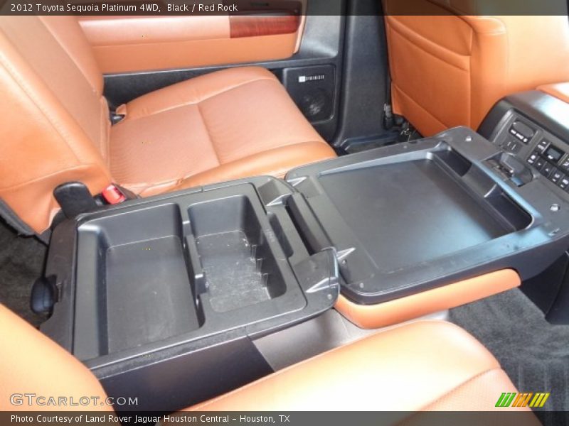 Black / Red Rock 2012 Toyota Sequoia Platinum 4WD