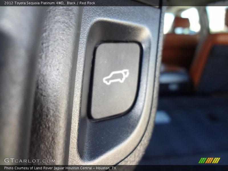 Black / Red Rock 2012 Toyota Sequoia Platinum 4WD