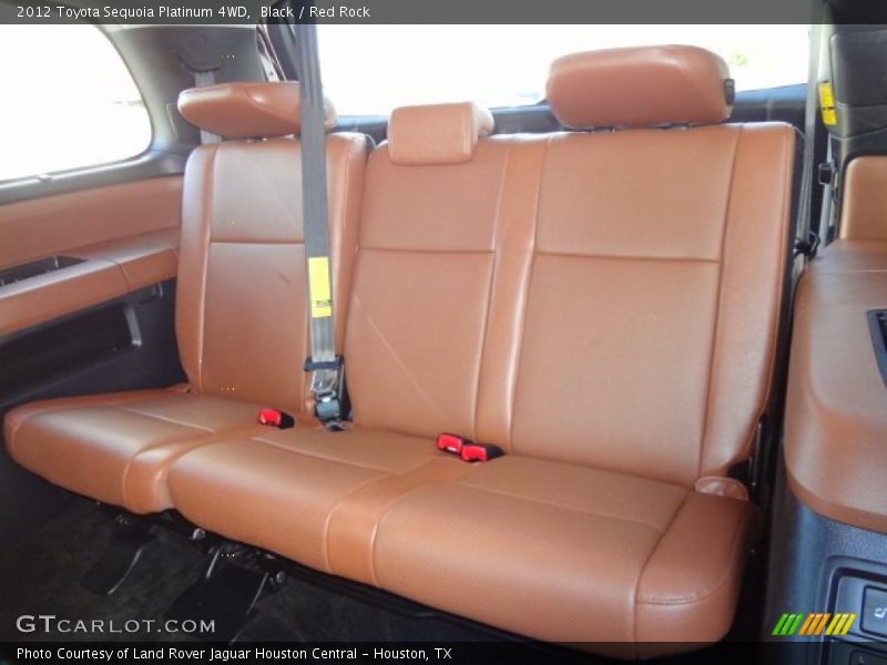Rear Seat of 2012 Sequoia Platinum 4WD