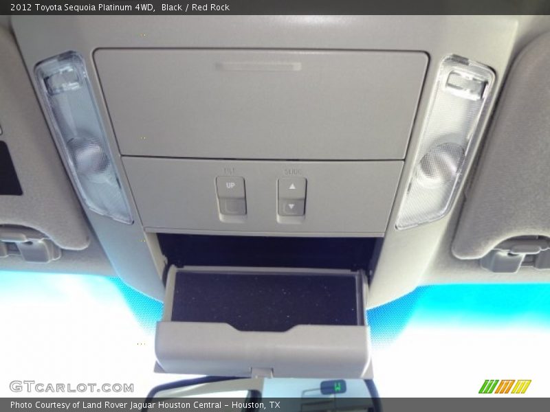 Black / Red Rock 2012 Toyota Sequoia Platinum 4WD