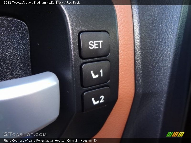 Controls of 2012 Sequoia Platinum 4WD