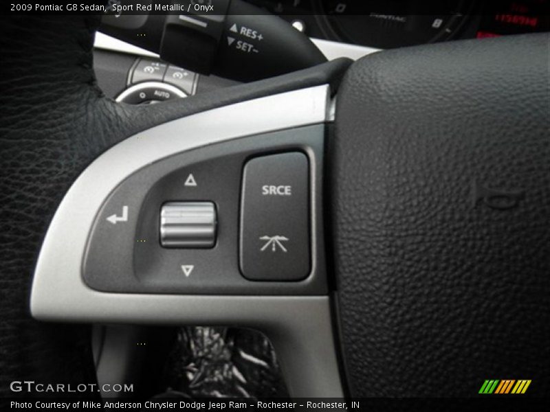 Sport Red Metallic / Onyx 2009 Pontiac G8 Sedan