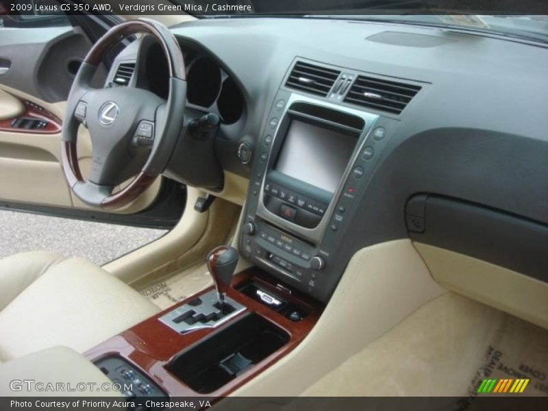 Verdigris Green Mica / Cashmere 2009 Lexus GS 350 AWD