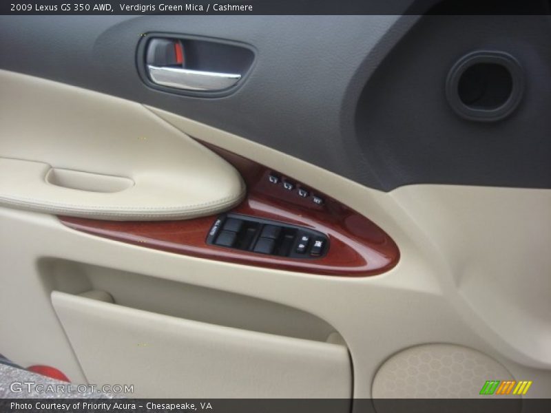 Verdigris Green Mica / Cashmere 2009 Lexus GS 350 AWD