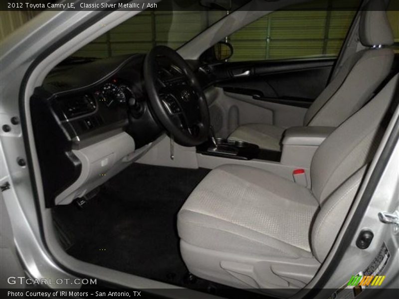 Classic Silver Metallic / Ash 2012 Toyota Camry LE
