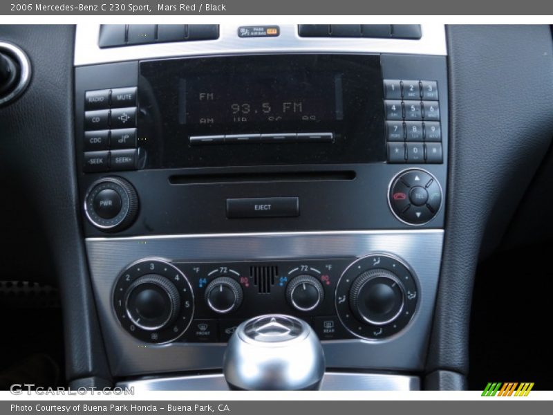 Controls of 2006 C 230 Sport