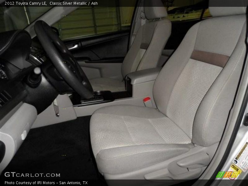 Classic Silver Metallic / Ash 2012 Toyota Camry LE
