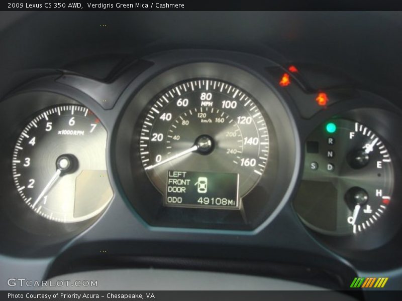  2009 GS 350 AWD 350 AWD Gauges