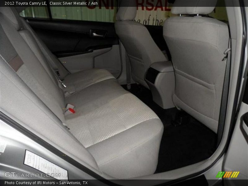 Classic Silver Metallic / Ash 2012 Toyota Camry LE