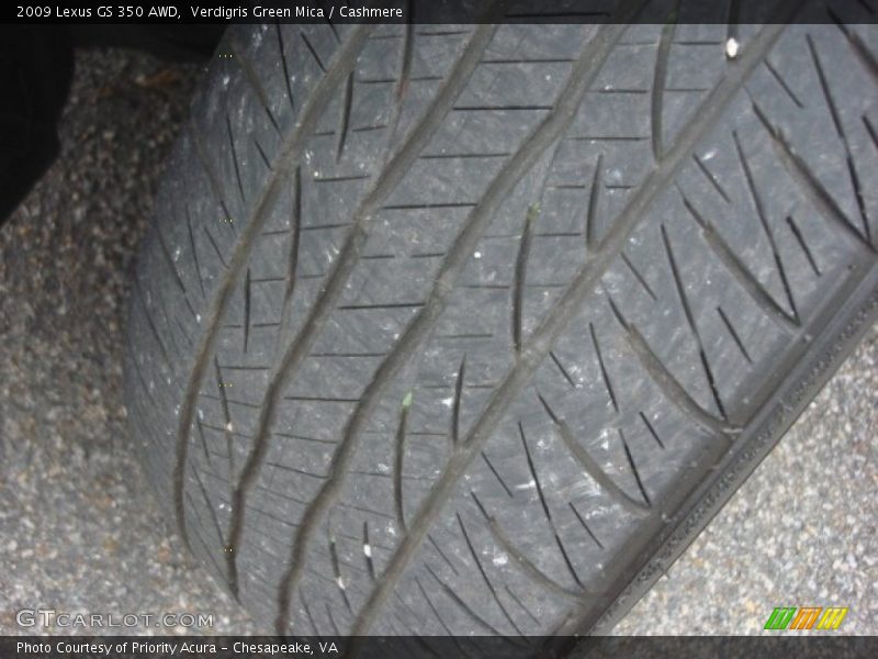 Verdigris Green Mica / Cashmere 2009 Lexus GS 350 AWD