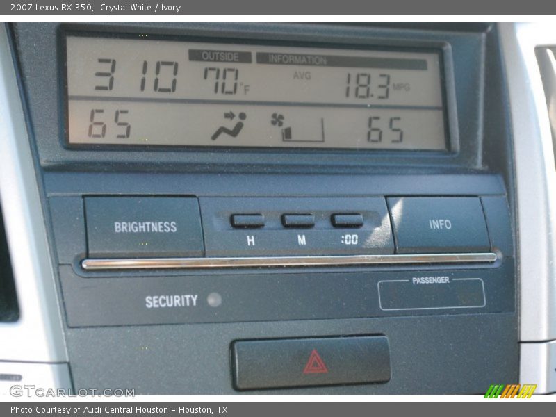 Crystal White / Ivory 2007 Lexus RX 350