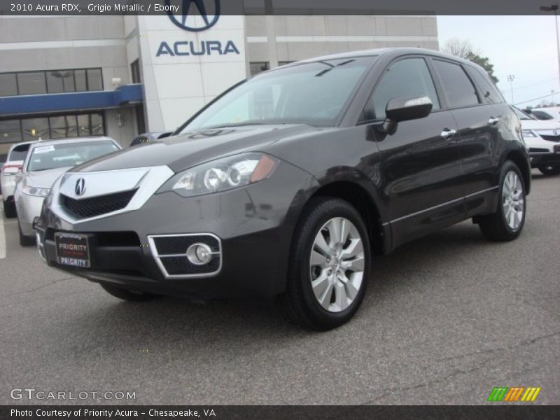 Grigio Metallic / Ebony 2010 Acura RDX