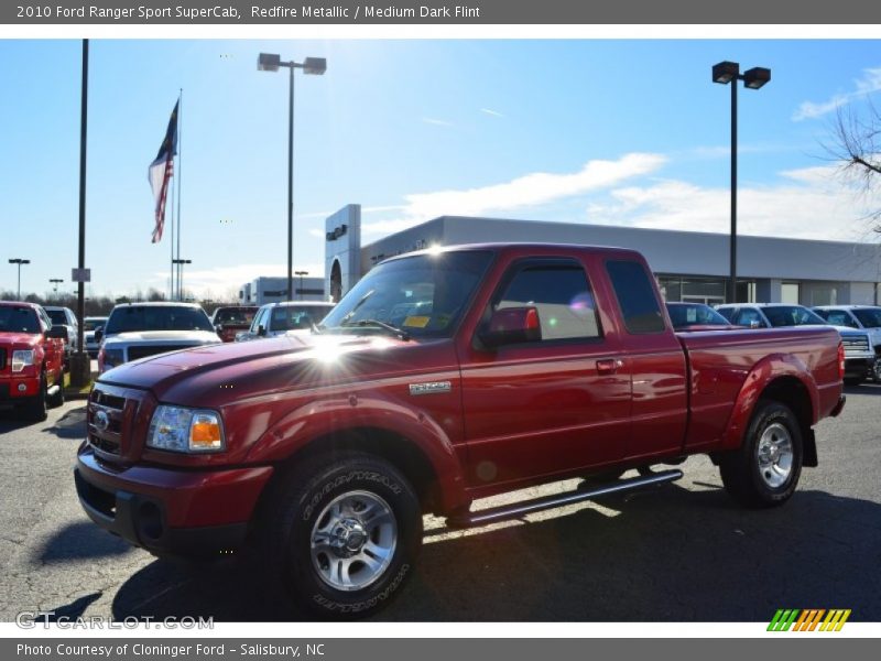 Redfire Metallic / Medium Dark Flint 2010 Ford Ranger Sport SuperCab