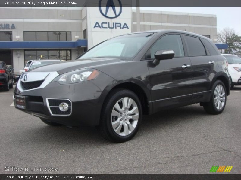 Grigio Metallic / Ebony 2010 Acura RDX