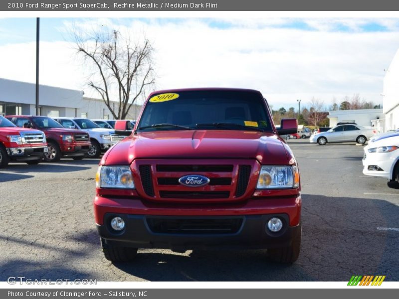 Redfire Metallic / Medium Dark Flint 2010 Ford Ranger Sport SuperCab