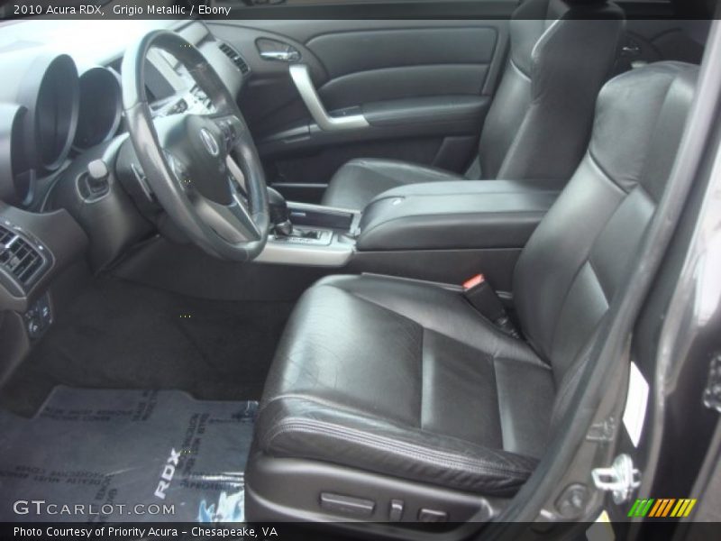 Front Seat of 2010 RDX 