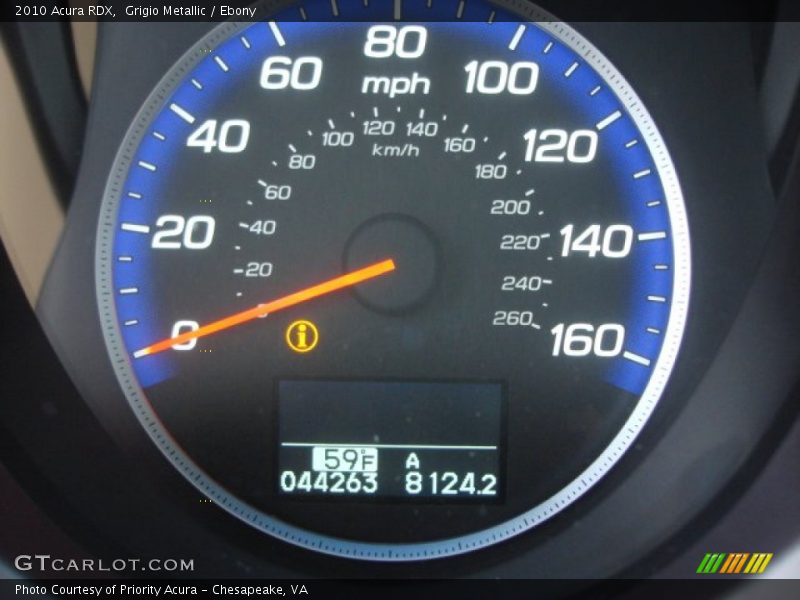 Grigio Metallic / Ebony 2010 Acura RDX