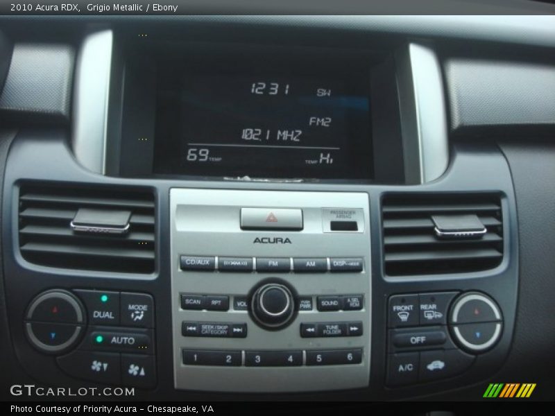 Grigio Metallic / Ebony 2010 Acura RDX