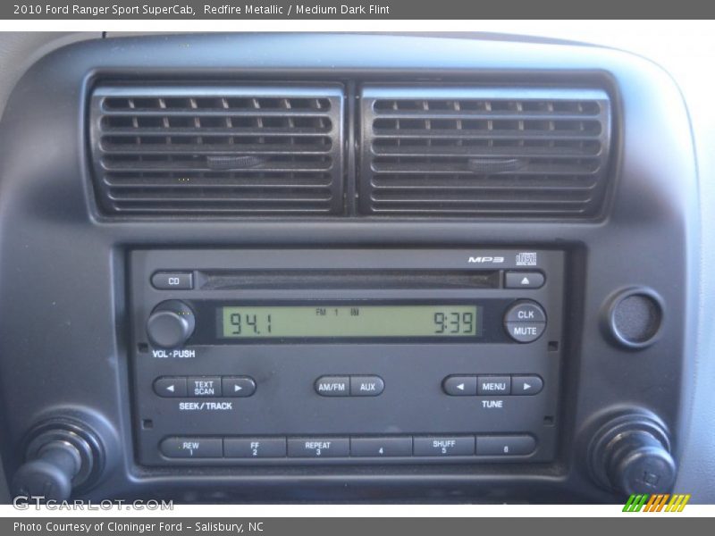 Audio System of 2010 Ranger Sport SuperCab