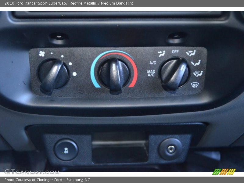 Controls of 2010 Ranger Sport SuperCab